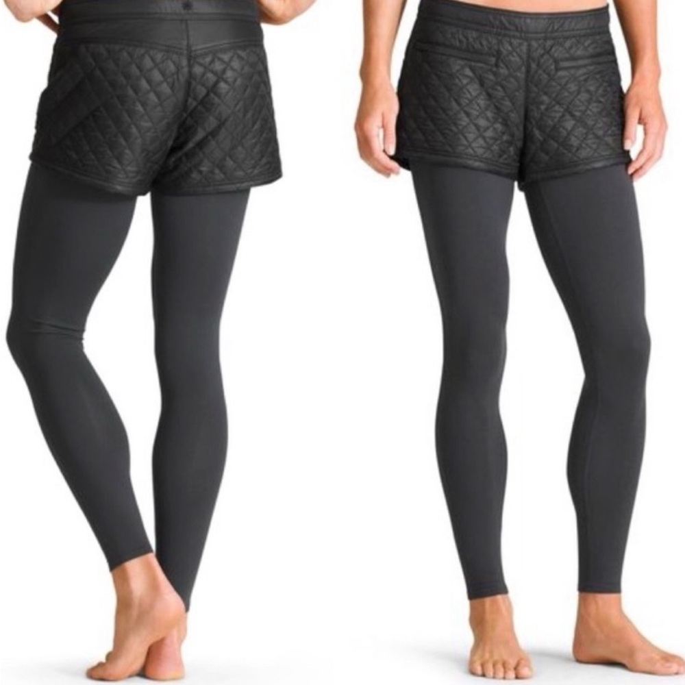 NWOT Athleta Black Quilted Shorts